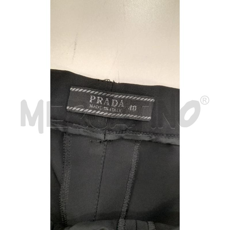 PANTALONE D PRADA NERO | Mercatino dell'Usato Roma viale tirreno 3