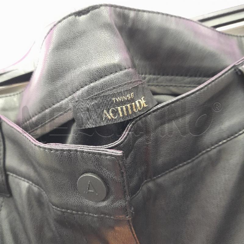 PANTALONE D TWINSET ACTITUDE NE ECOPELL | Mercatino dell'Usato Roma viale tirreno 3