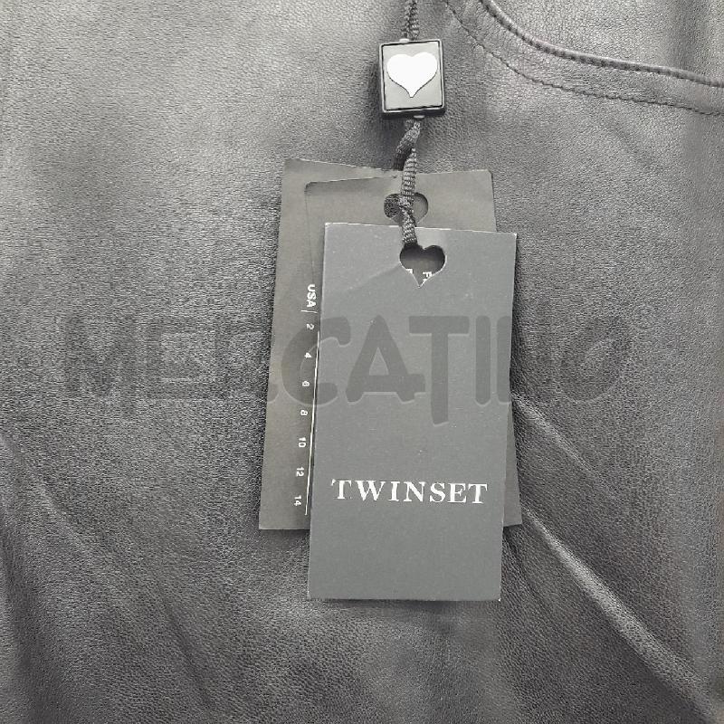 PANTALONE D TWINSET ACTITUDE NE ECOPELL | Mercatino dell'Usato Roma viale tirreno 4