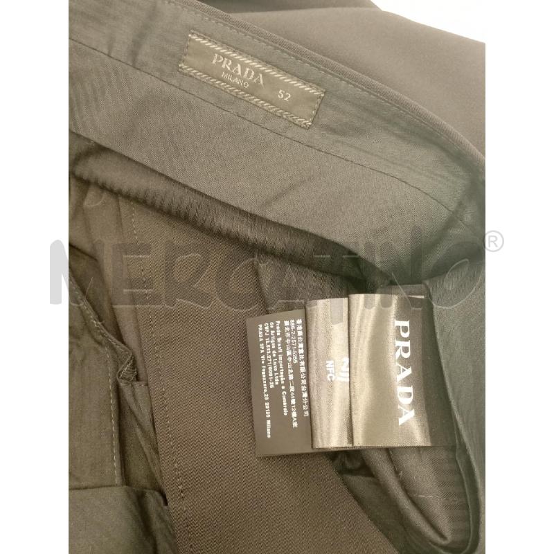 PANTALONE U PRADA NERO  | Mercatino dell'Usato Roma viale tirreno 4