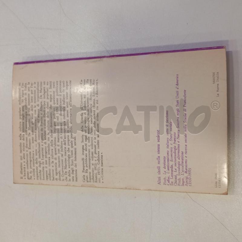 PASQUINELLI ANTROPOLOGIA CULTURALE E QUESTIONE MERIDIONALE | Mercatino dell'Usato Roma viale tirreno 3