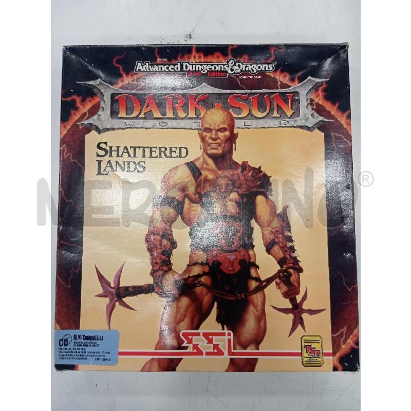 PC AD&D DARK SUN SHUTTERED LANDS | Mercatino dell'Usato Roma viale tirreno 1