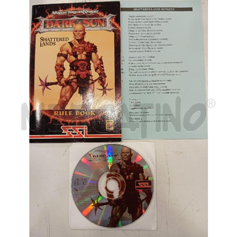 PC AD&D DARK SUN SHUTTERED LANDS | Mercatino dell'Usato Roma viale tirreno 3