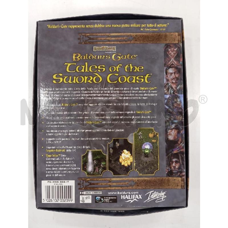 PC BALDUR'S GATE TALES OF THE SWORD COAST | Mercatino dell'Usato Roma viale tirreno 2