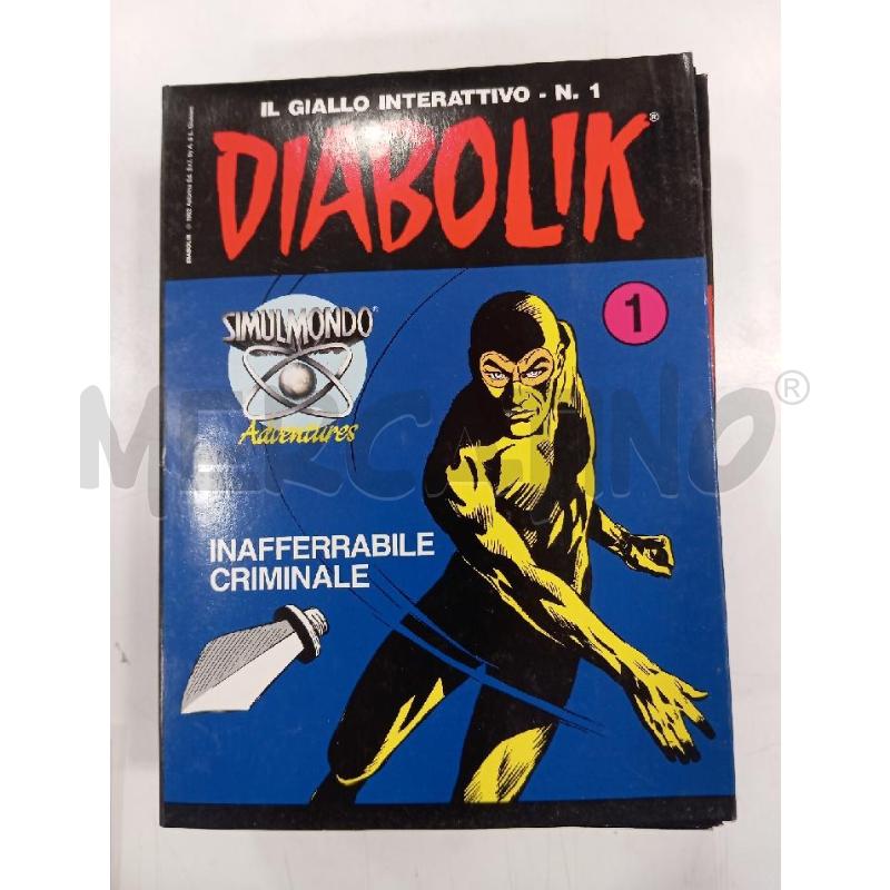 PC DIABOLIK IL GIALLO INTERATTIVO SIMULMONDO 1-12 | Mercatino dell'Usato Roma viale tirreno 1