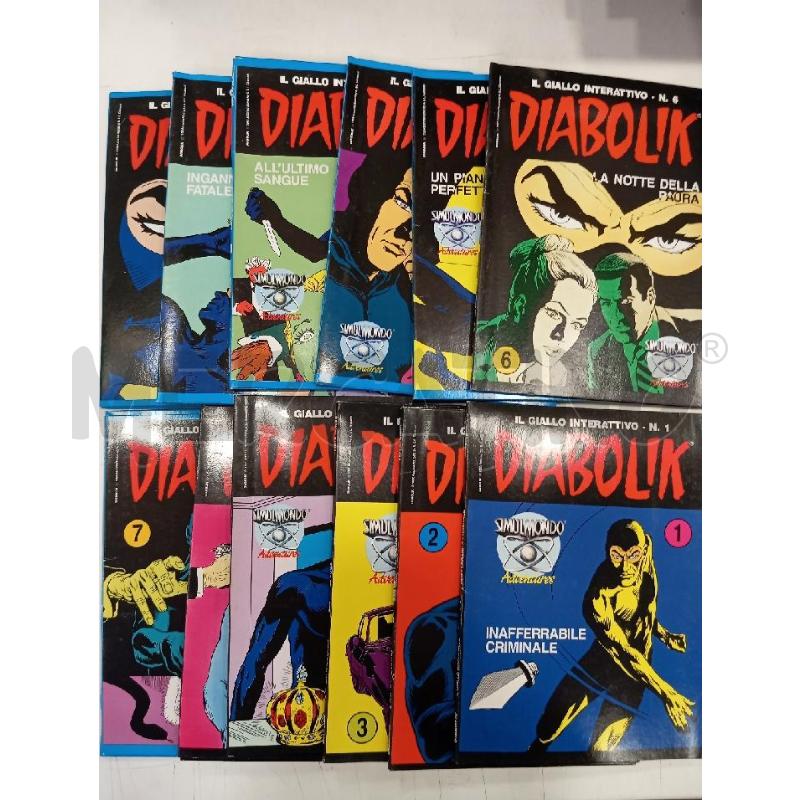 PC DIABOLIK IL GIALLO INTERATTIVO SIMULMONDO 1-12 | Mercatino dell'Usato Roma viale tirreno 2