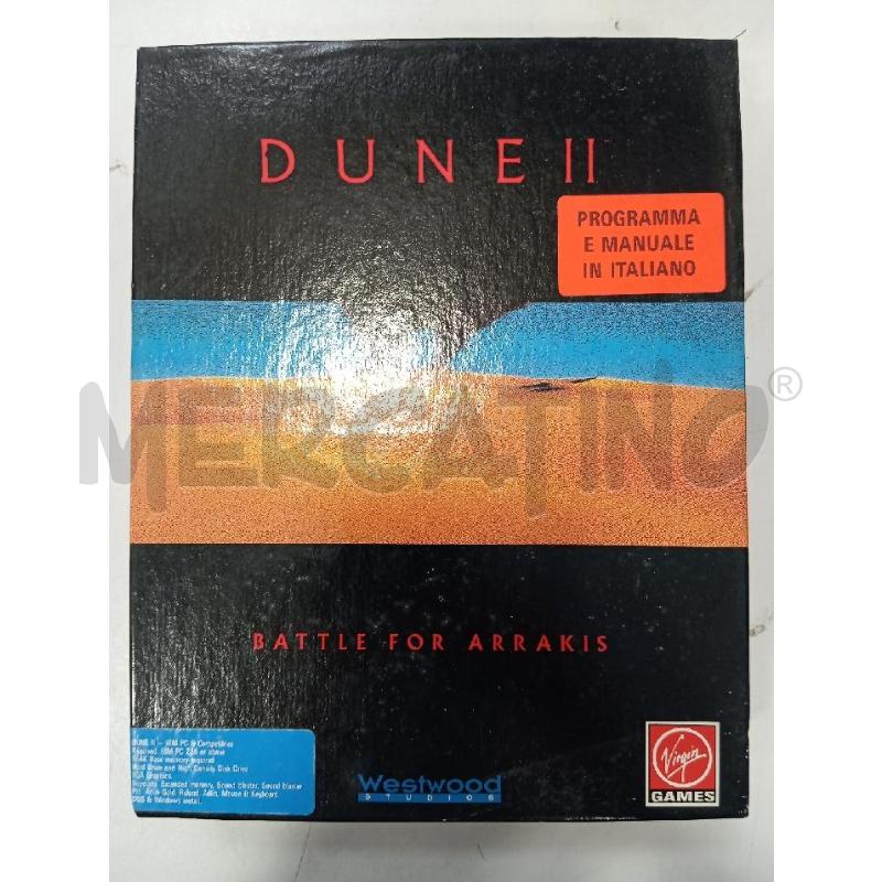 PC DUNE II BATTLE FOR ARRAKIS | Mercatino dell'Usato Roma viale tirreno 1