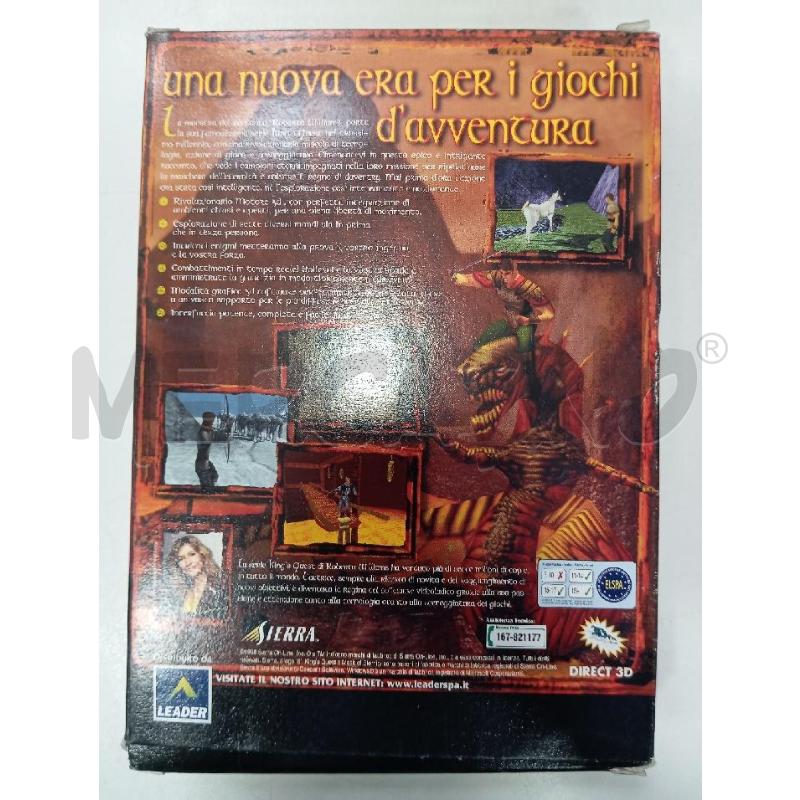 PC KING'S QUEST LA MASCHERA DELL'ETERNITÀ | Mercatino dell'Usato Roma viale tirreno 2