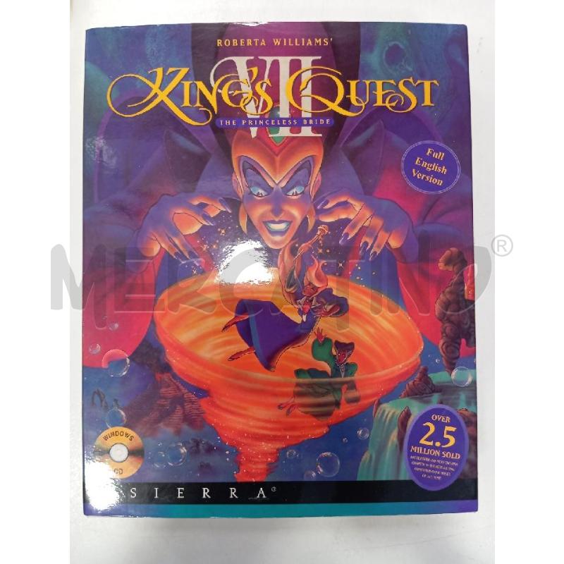 PC KING'S QUEST VII THE PRINCELESS BRIDE | Mercatino dell'Usato Roma viale tirreno 1