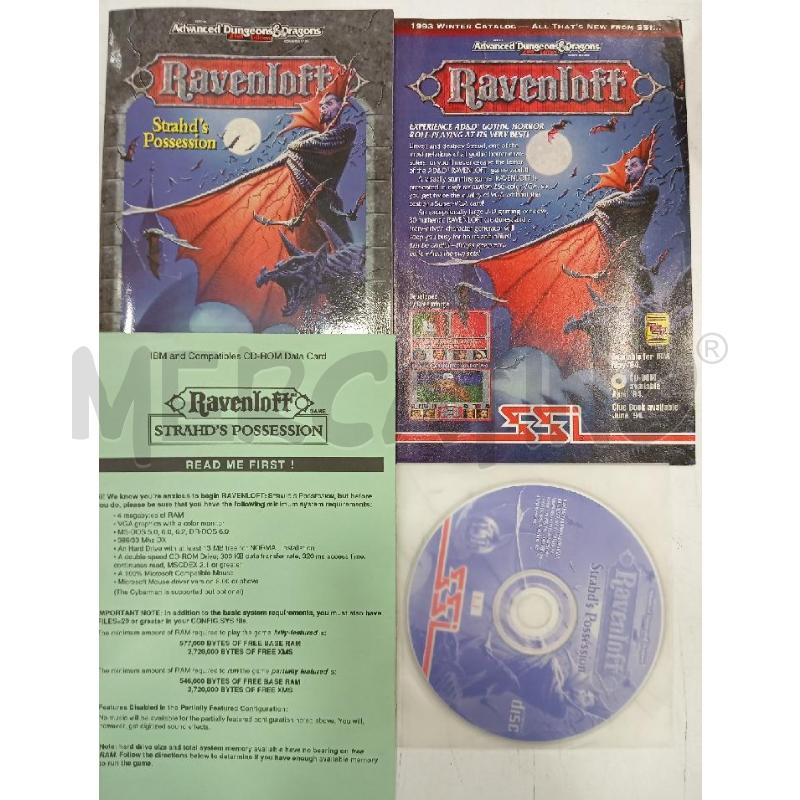 PC RAVENLOFT STRAHD'S POSSESSION | Mercatino dell'Usato Roma viale tirreno 3