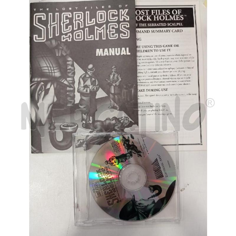 PC THE LOST FILES OF SHERLOCK HOLMES CD | Mercatino dell'Usato Roma viale tirreno 3