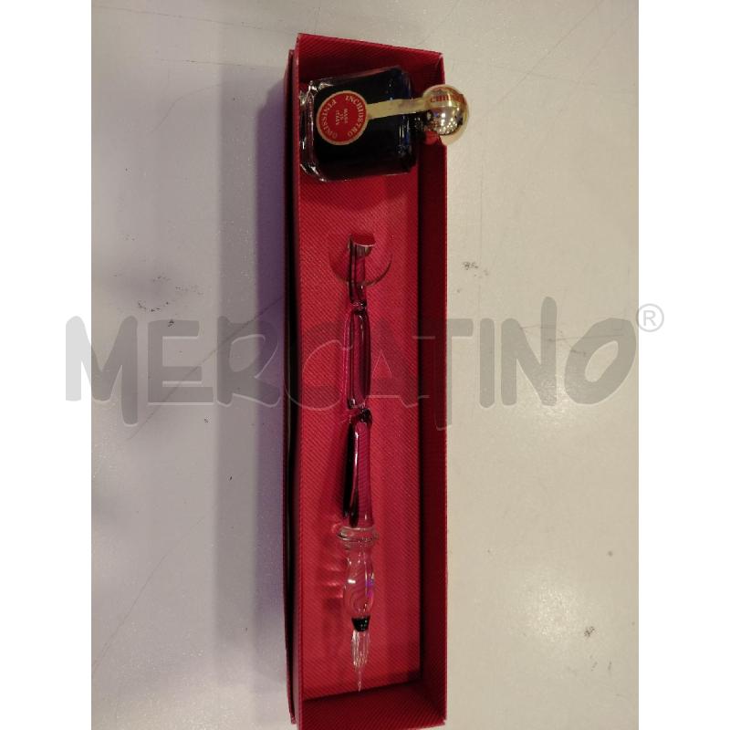 PENNA STILO IN VETRO CON INCHIOSTRO | Mercatino dell'Usato Roma viale tirreno 1
