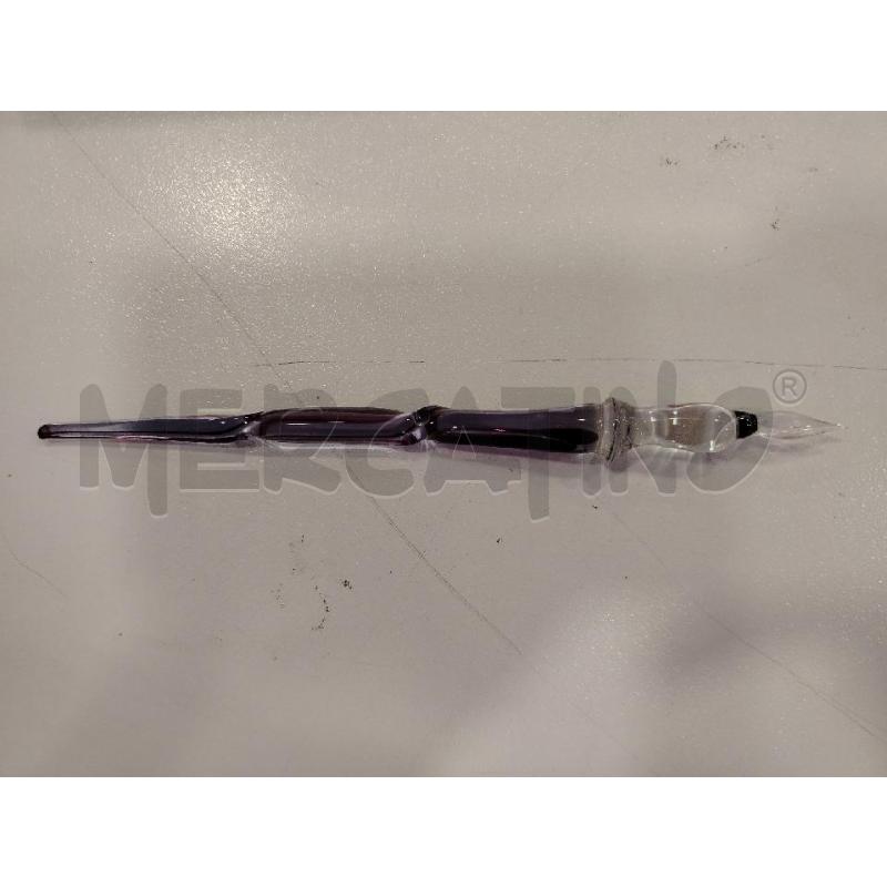 PENNA STILO IN VETRO CON INCHIOSTRO | Mercatino dell'Usato Roma viale tirreno 2
