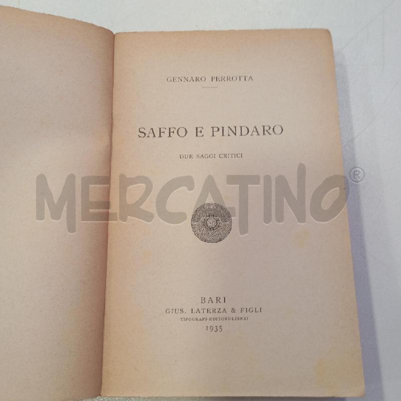PERROTTA SAFFO E PINDARO | Mercatino dell'Usato Roma viale tirreno 4