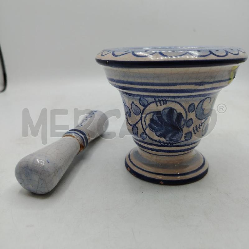 PESTELLO MAIOLICA DERUTA DA RIV | Mercatino dell'Usato Roma viale tirreno 4