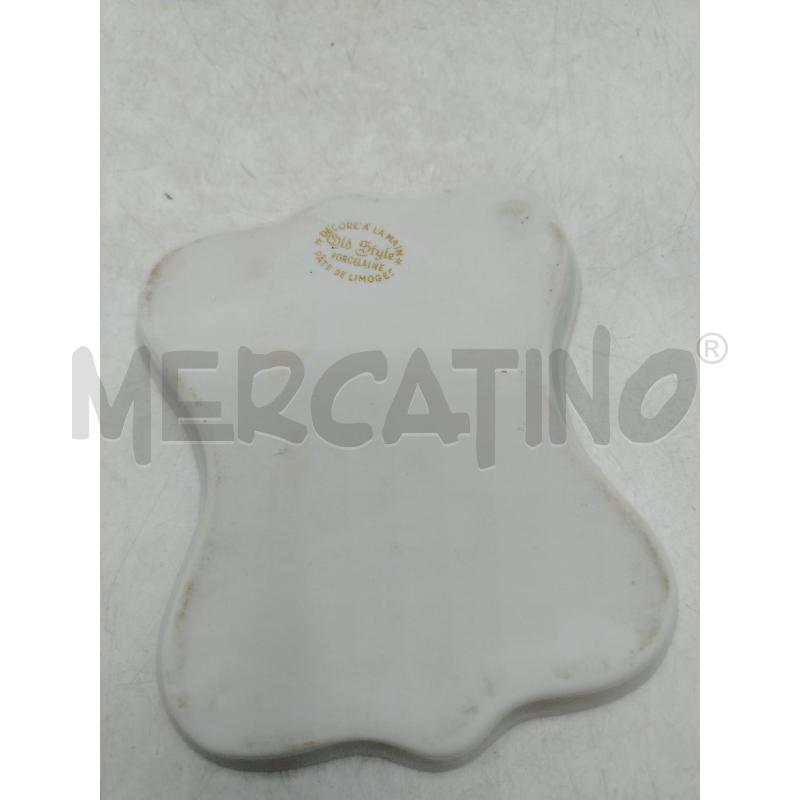 PIATTINO PATÈ LIMOGES DEC FIORI ROSA DOR | Mercatino dell'Usato Roma viale tirreno 2