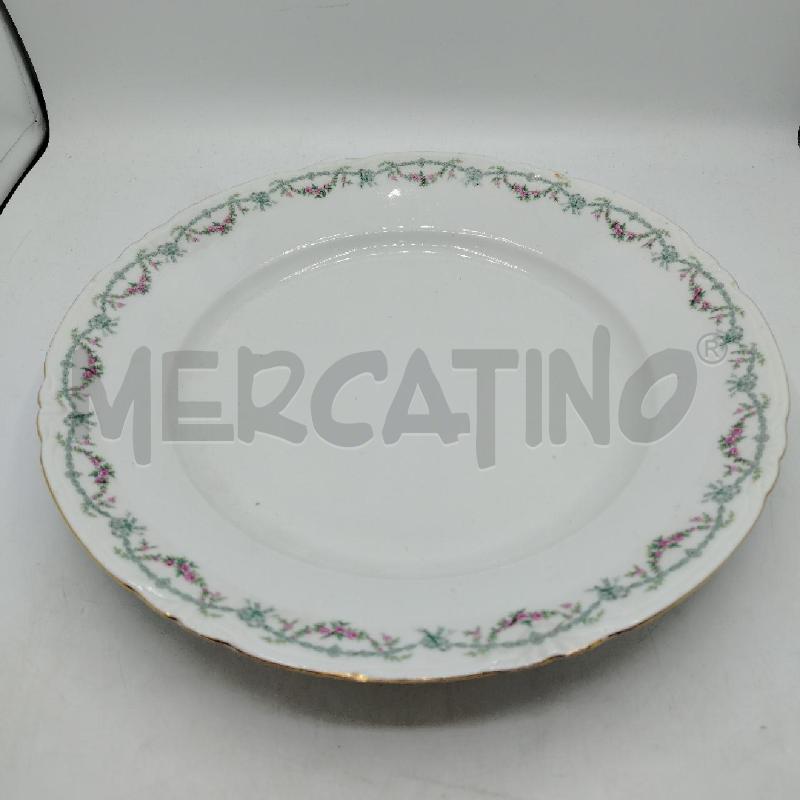 PIATTOI PORTATA GINORI FIORI ROSA VERDE | Mercatino dell'Usato Roma viale tirreno 1