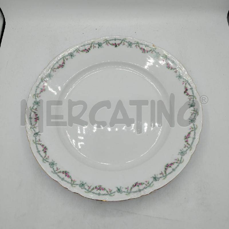 PIATTOI PORTATA GINORI FIORI ROSA VERDE | Mercatino dell'Usato Roma viale tirreno 2