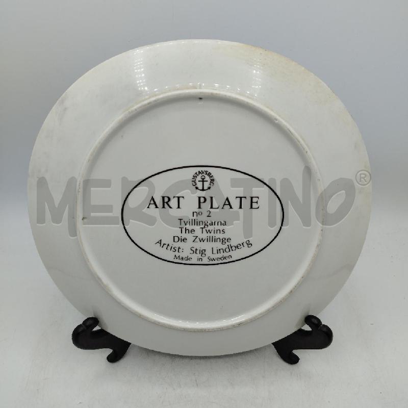 PIATTO DA COLL STIG LINDBERG DECORATO | Mercatino dell'Usato Roma viale tirreno 3