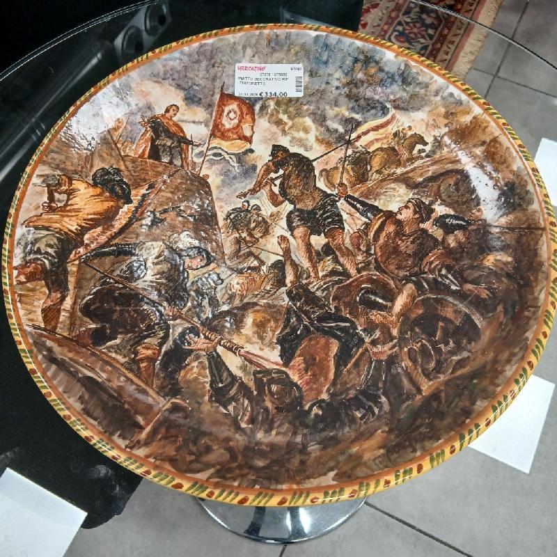 PIATTO DECORATIVO RIP TINTORETTO | Mercatino dell'Usato Roma viale tirreno 1
