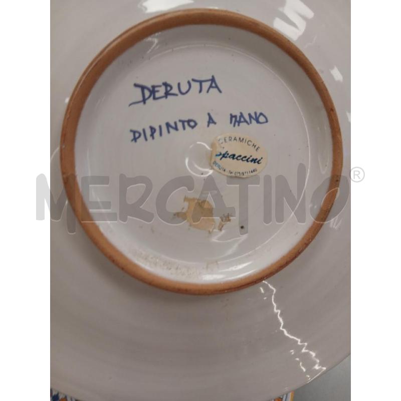 PIATTO DERUTA MULTICOLOR | Mercatino dell'Usato Roma viale tirreno 2