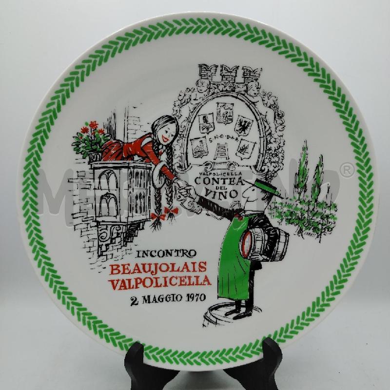 PIATTO GINORI INCONTRO BEAUJOLAIS 1970 | Mercatino dell'Usato Roma viale tirreno 1