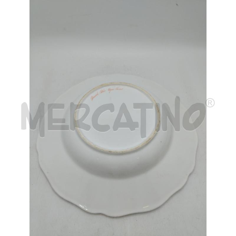 PIATTO PORCELLANA RIGO ORO CORONA CENTRALE | Mercatino dell'Usato Roma viale tirreno 2