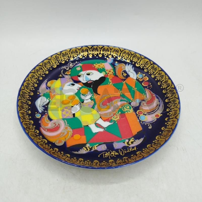 PIATTO ROSENTHAL DECORATO 1982 | Mercatino dell'Usato Roma viale tirreno 2