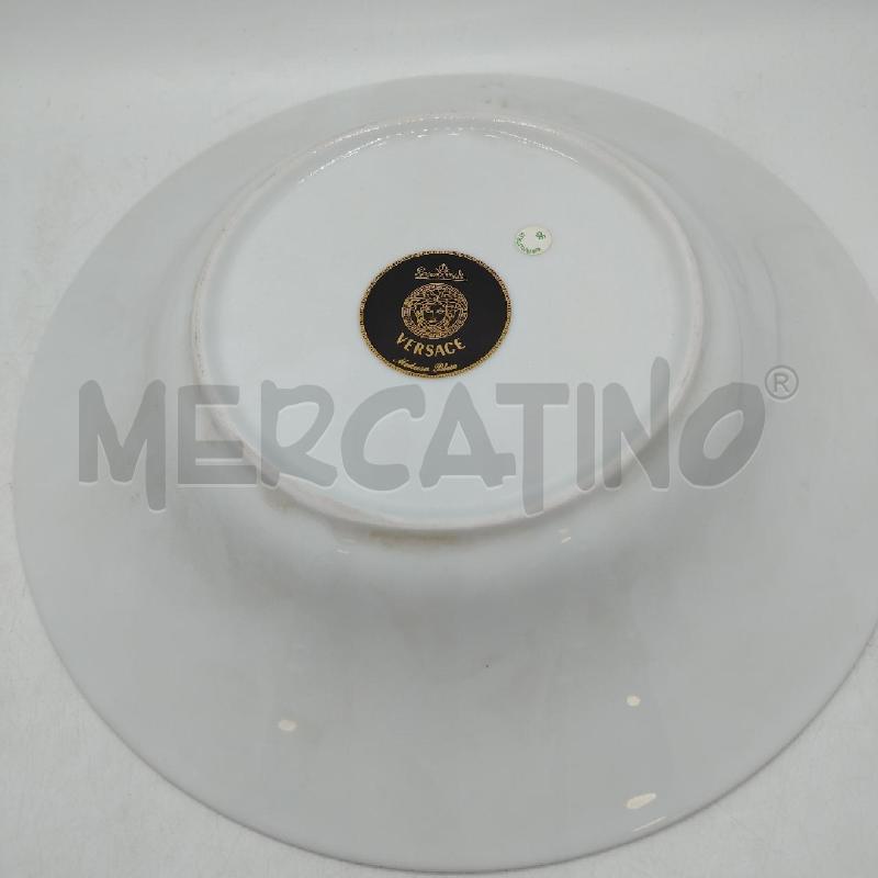 PIATTO VERSACE ROSENTHAL BLU ORO | Mercatino dell'Usato Roma viale tirreno 3