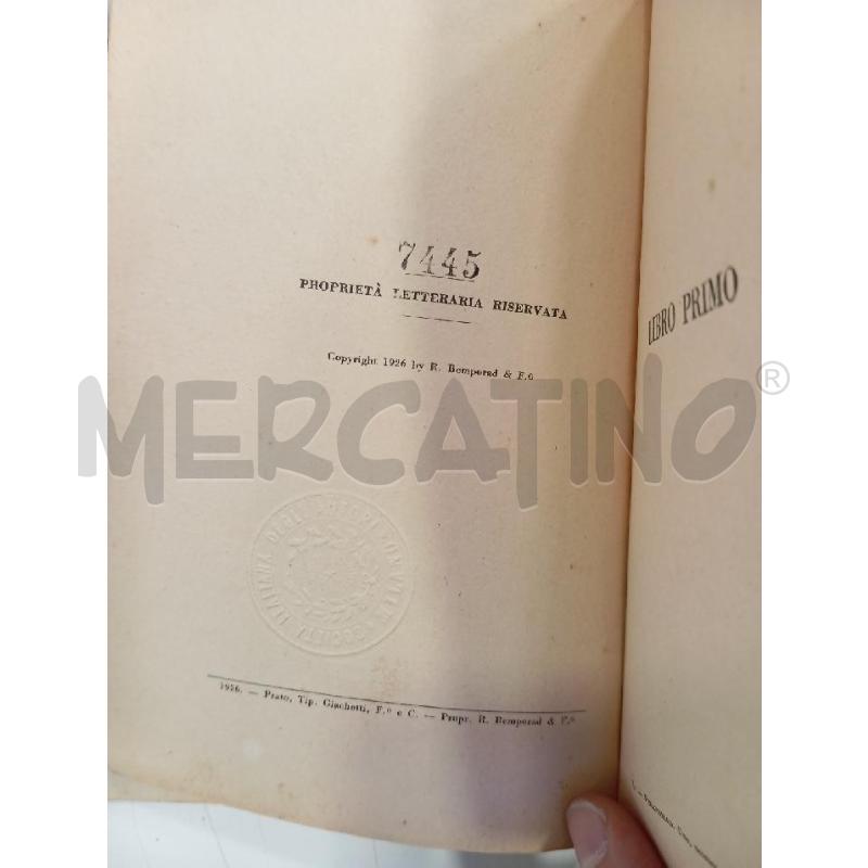 PIRANDELLO UNO, NESSUNO E CENTOMILA BEMPORAD 1926 PRIMA EDIZIONE | Mercatino dell'Usato Roma viale tirreno 3