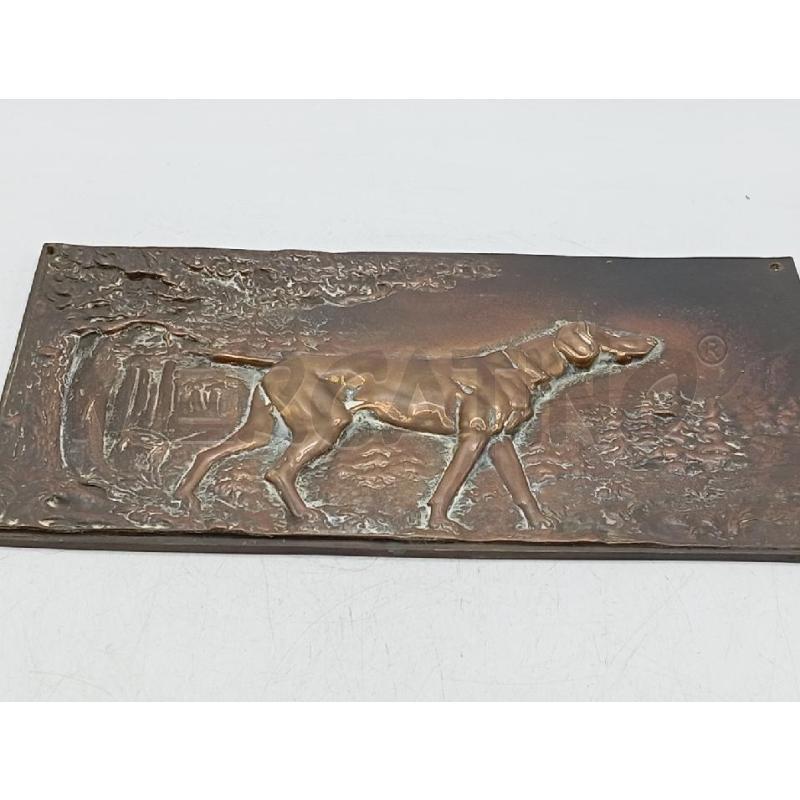 PLACCA BRONZO SEGUGIO | Mercatino dell'Usato Roma viale tirreno 2