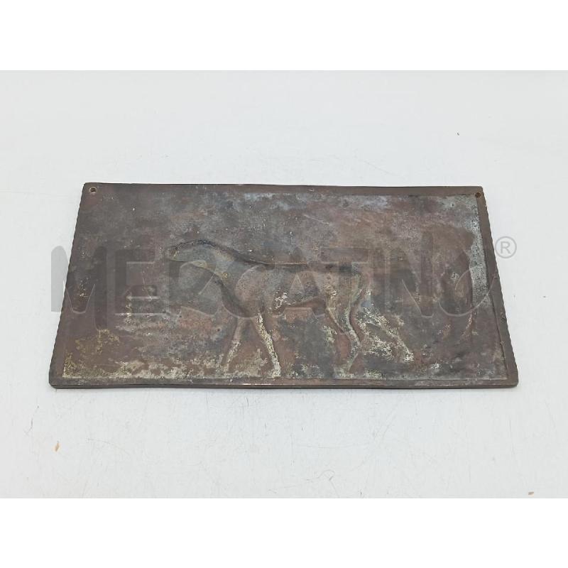 PLACCA BRONZO SEGUGIO | Mercatino dell'Usato Roma viale tirreno 4