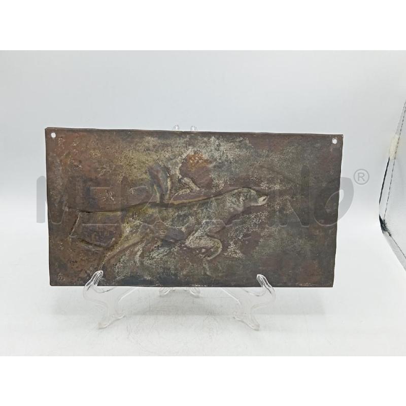 PLACCA BRONZO SEGUGIO | Mercatino dell'Usato Roma viale tirreno 4