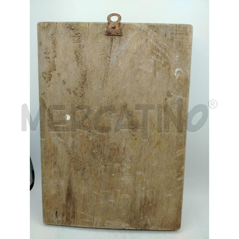 PLACCA LEGNO VOLTO GESÙ | Mercatino dell'Usato Roma viale tirreno 3