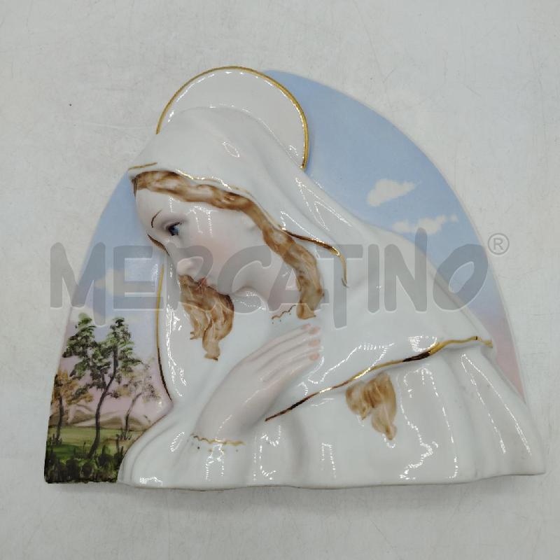 PLACCA MADONNA CERAMICA MONDINELLI | Mercatino dell'Usato Roma viale tirreno 1