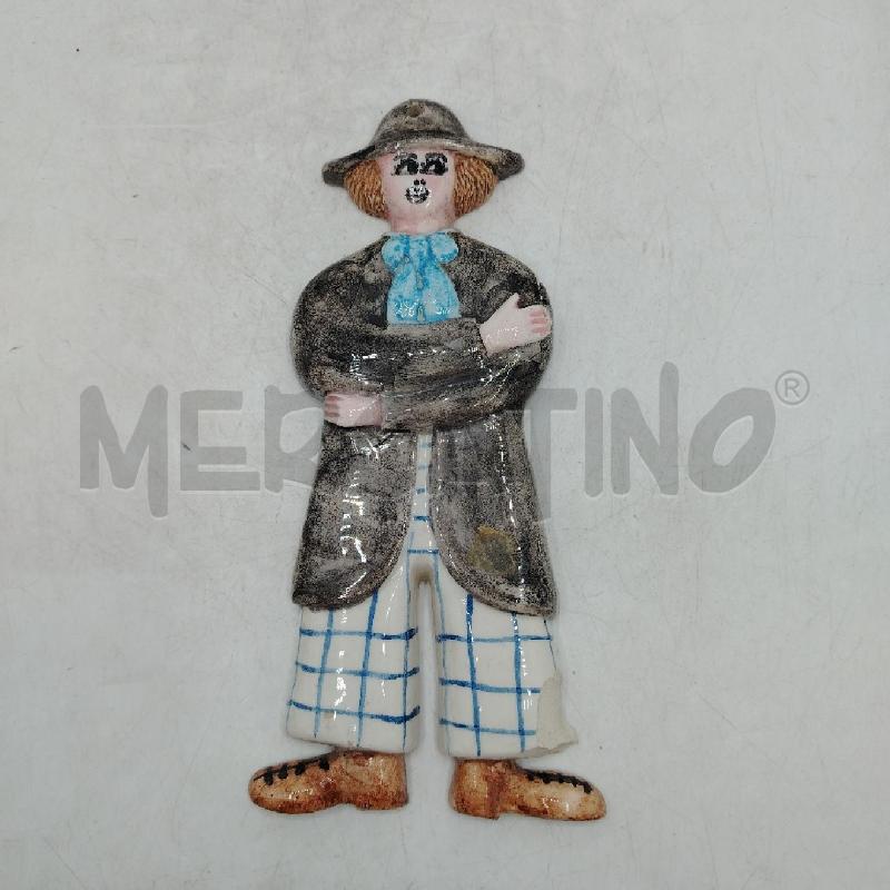 PLACCA T COTTO UOMO SMALTATO | Mercatino dell'Usato Roma viale tirreno 1