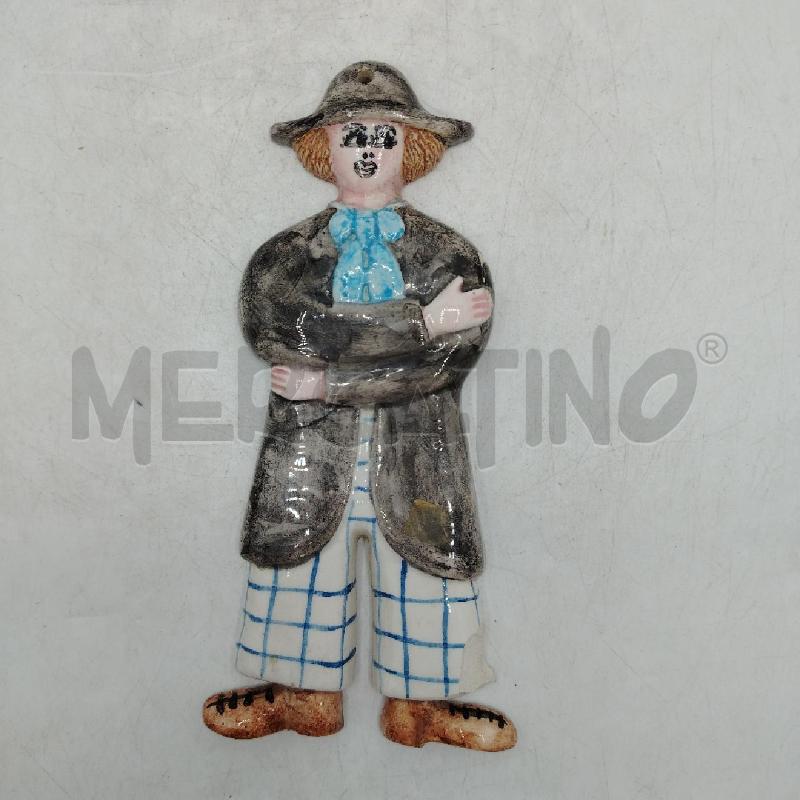 PLACCA T COTTO UOMO SMALTATO | Mercatino dell'Usato Roma viale tirreno 3