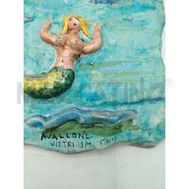 PLACCA VIETRI SIRENA BARC AI RILIEVO | Mercatino dell'Usato Roma viale tirreno 2