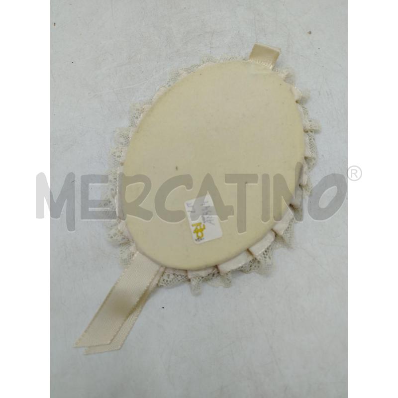 PLACCHETTA LIMOGES OVALE FIORE ROSA | Mercatino dell'Usato Roma viale tirreno 3