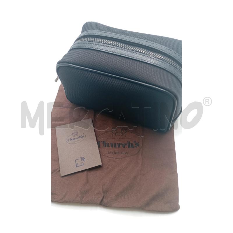 POCHETTE CHURCH'S NERO | Mercatino dell'Usato Roma viale tirreno 4