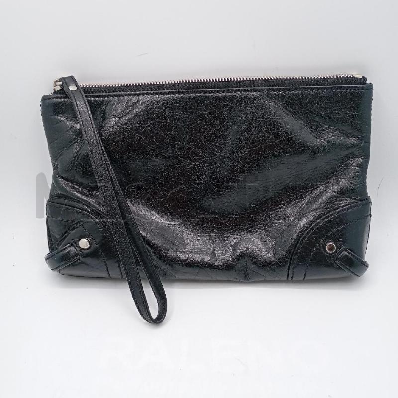 POCHETTE MICHAEL KORS NERO VERA PELLE | Mercatino dell'Usato Roma viale tirreno 2