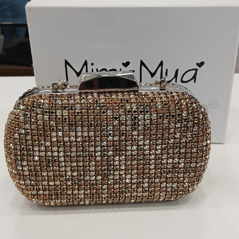 POCHETTE MIMI MUA RIGIDA STRASS | Mercatino dell'Usato Roma viale tirreno 1
