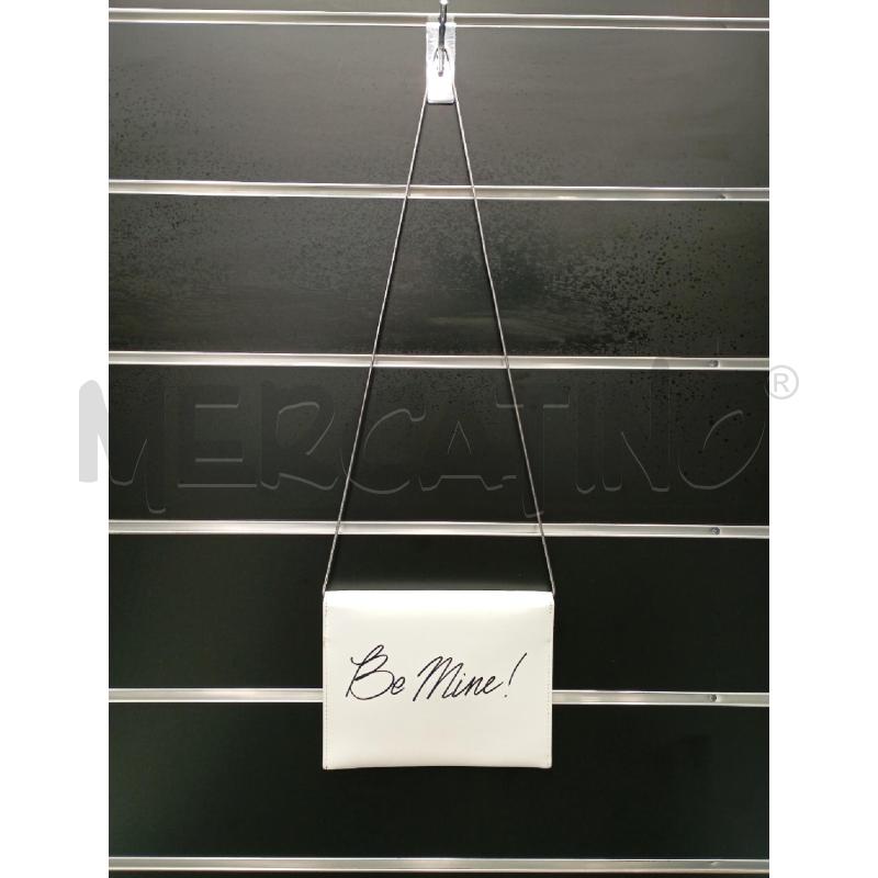 POCHETTE MOSCHINO BE MINE BIA+DUST BAG | Mercatino dell'Usato Roma viale tirreno 3