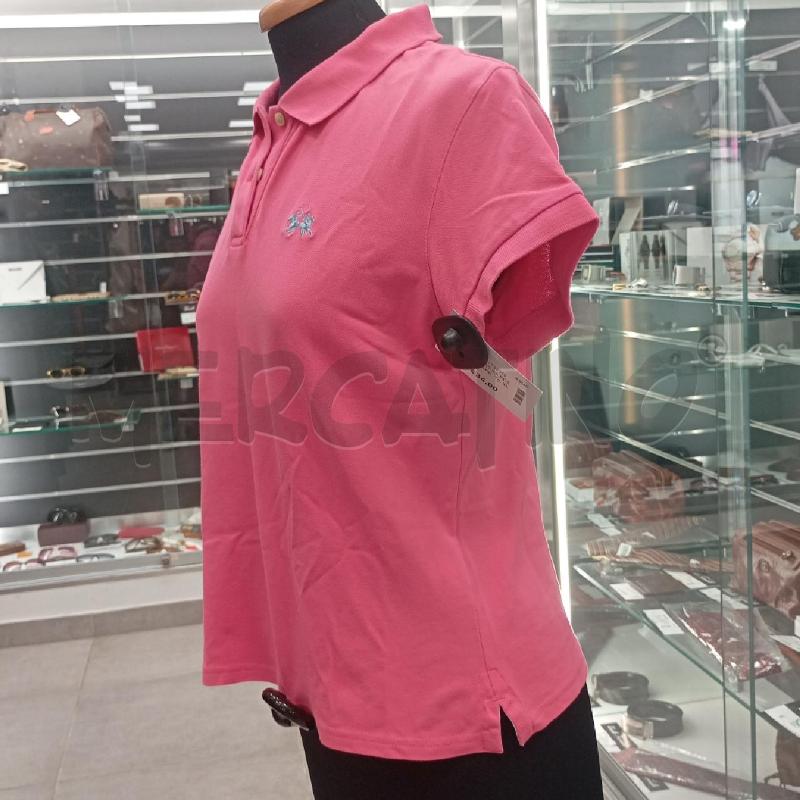 POLO D LA MARTINA ROSA LOGO AZZURRO | Mercatino dell'Usato Roma viale tirreno 3
