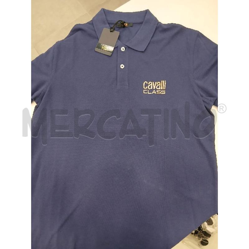 POLO U CAVALLI CLASS BL SCRITTA DORATA PETTO  | Mercatino dell'Usato Roma viale tirreno 2