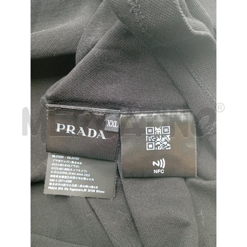 POLO U PRADA NERO  | Mercatino dell'Usato Roma viale tirreno 4