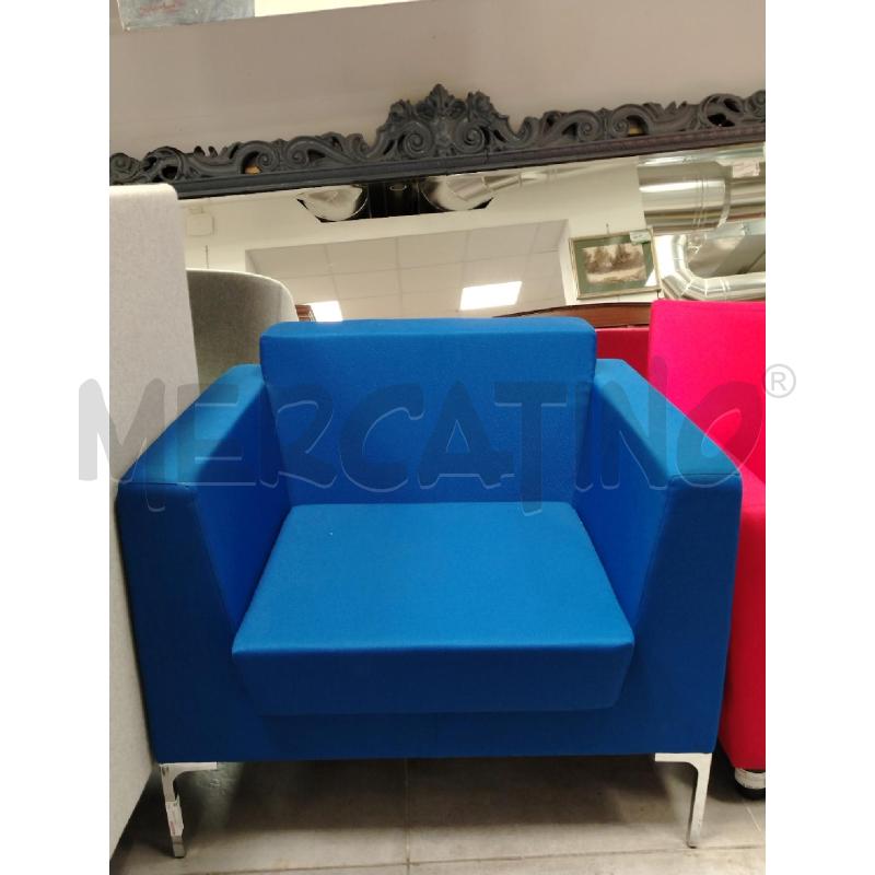 POLTRONA BLU OLIVO E GROPPO | Mercatino dell'Usato Roma viale tirreno 1