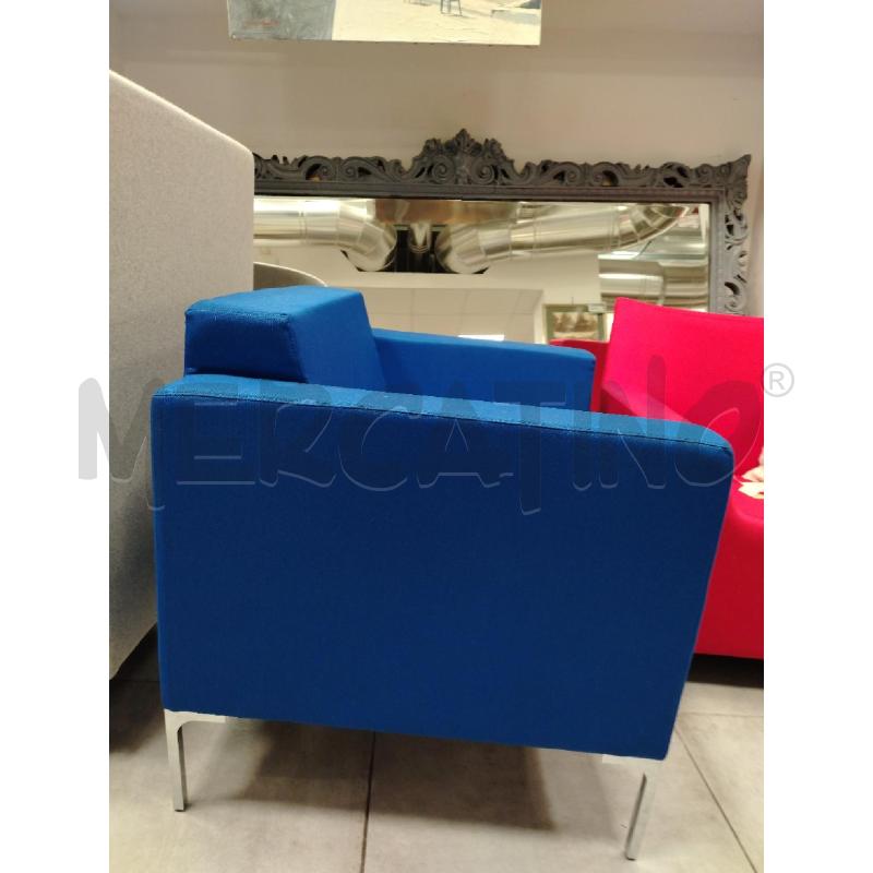 POLTRONA BLU OLIVO E GROPPO | Mercatino dell'Usato Roma viale tirreno 2