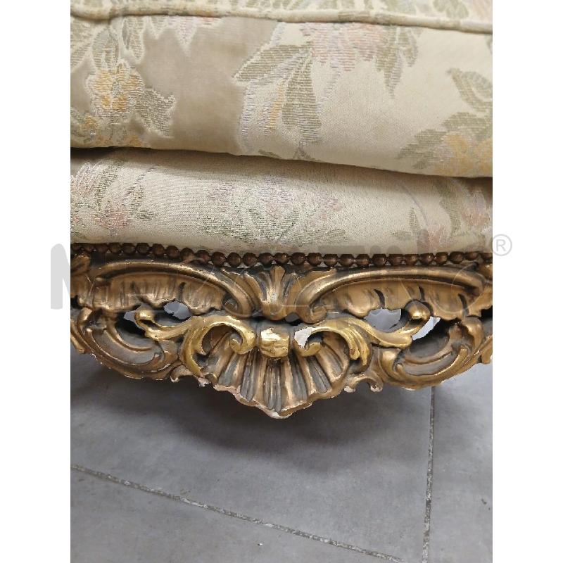 POLTRONA LEGNO DORATA  | Mercatino dell'Usato Roma viale tirreno 2