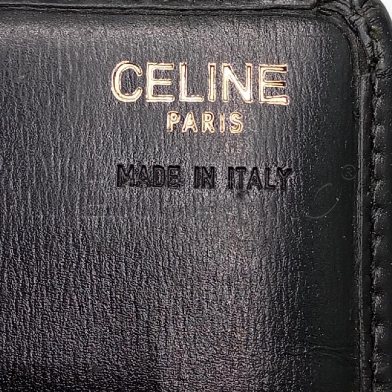 PORTA FOGLIO CELINE PARIS NERO VINTAGE  | Mercatino dell'Usato Roma viale tirreno 4